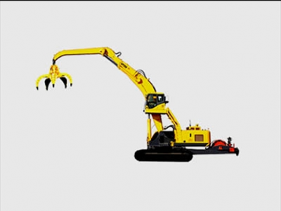 WYS50 hydraulic crawler type steel grabber